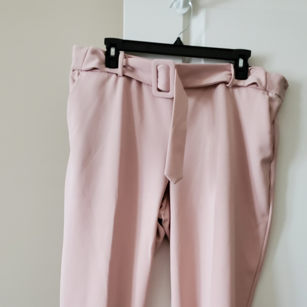 NWT Worthington Pink Ankle Pants
